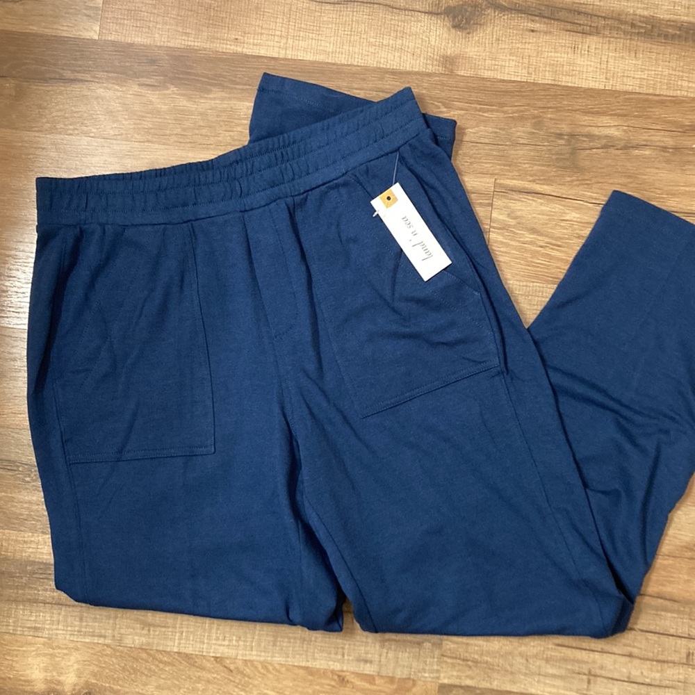 Land ‘n Sea | NWT Women’s Navy Blue Wide Leg Pants - Picture 3 of 8